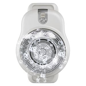 ليفة ظهر كهربائية بورودو لايف ستايل - تثبت على الحائط - بطارية 2600mAh - مقاومة للماء IPX7 - شعيرات فائقة النعومة - أبيض