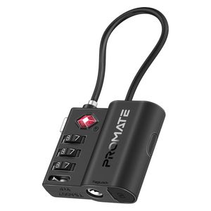  Promate Smart Luggage Lock with Accurate Tracking - TSA Approved - Works with Apple Find My App - Bluetooth 5.2 