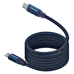  Promate USB-C to USB-C Charging Cable - 60W - 1.2m - Blue 