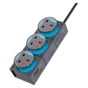  Promate Power Socket - 3m - 67W - Black 