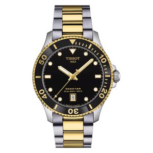 Tissot Watch T1204102205100 For Men - Analog Display, Stainless Steel Band - Silver