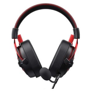  Havit H2002E Pro Over-Ear Gaming Headset - Wired - 60mm Drivers - Detachable Microphone - Red 