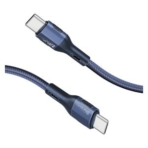  كيبل شحن بروميت - يو اس بي سي  إلى يو اس بي سي - بقوة 60 واط  - 1.2 متر- ازرق 