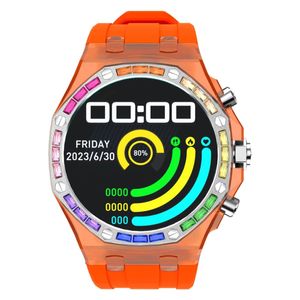  Porodo Smartwatch - 1.43-inch AMOLED Display - Bluetooth Connectivity - 15-Day Battery Life - Orange 