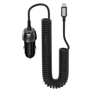  Promate Car Charger - 33W - Black 