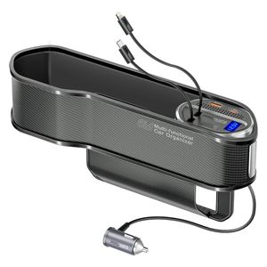  Promate Car Charger - 65W - USB-C & Lightning Cable - Black 