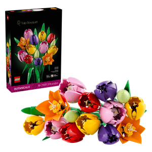 LEGO Botanicals Tulip Bouquet 11501 - Customizable Decorative Flower Figurine - 576 Pieces 