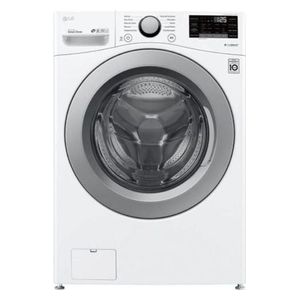  غسالة ومجففة ال جي فتحة امامية - 18/10 كغم - WDV1902WRV - ابيض 