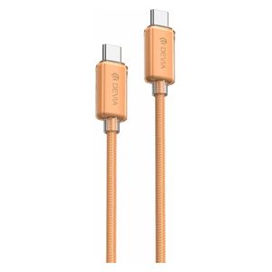  Devia USB-C to USB-C Cable - 60W - 1.5m - Orange 