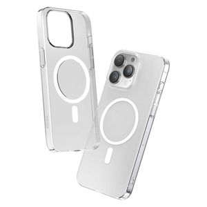 Green Lion Case - Supports MacSafe - For iPhone 15 Pro - Clear