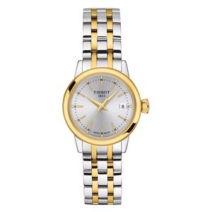  تيسوت ساعة للنساء T1292102203100 - عرض بعقارب, سوار من الستانلس ستيل - سلفر 