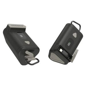 Porodo Power Bank - 15000 mAh - Built-in and Retractable USB-C Cable - 65W Power - Digital Display - Black