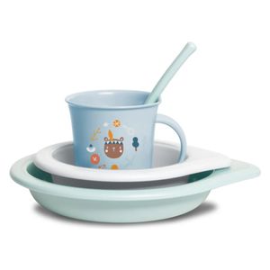 Suavinex  Toddler Feeding Set - Blue - 6 months and above