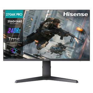  Hisense 27-inch Monitor - G6K-PRO Series - 1ms Response Time - 240Hz - WQHD 
