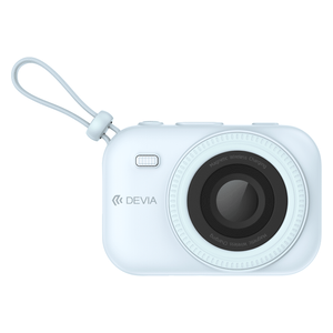  باور بانك ديفيا المغناطيسي - سعة 9600 مللي امبير، شحن سريع 22.5 واط، شحن لاسلكي حتى 15 واط، كيبلين مدمجين -  ازرق 