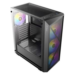  ANTEC computer case - 4mm tempered glass - 4 x 120mm fans - Supports ATX/Micro-ATX/Mini-ITX, USB 3.0/2.0 ports and HD audio 