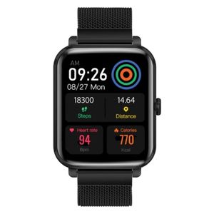 ساعة ذكية بروميت - اتصال بلوتوث - شاشة 1.78 انج - اموليد - ذاكرة - 260 مللي أمبير - أسود