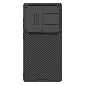  كفر نيلكن 3810 -  سامسونج جالاكسي S25 ألترا -  يدعم ماك سيف غطاء عدسة، حماية كاملة -  أسود 