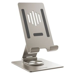  حامل هاتف موماكس - قابل للطي والدوران للهواتف والأجهزة اللوحية - هيكل متين 