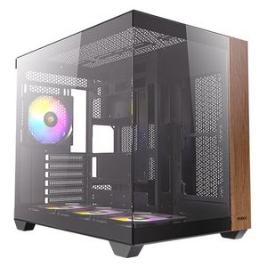  ANTEC computer case - 4mm tempered glass, 270° angled design, 4 fans 