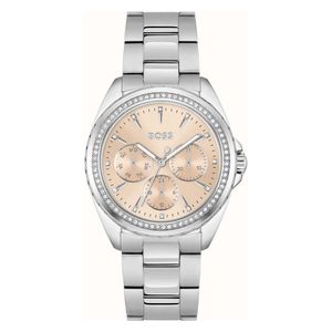  Boss Watch 1502732  For Women - Analog Display, Stainless Steel Band - Silver 