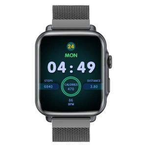 ساعة ذكية بروميت - اتصال بلوتوث - شاشة 1.8 انج - عمر البطارية 15-20 يوم - 260 مللي أمبير - كرافيت