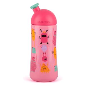 Suavinex Bottle with Sporty Spout - Pink - 360ml - 18 months and above