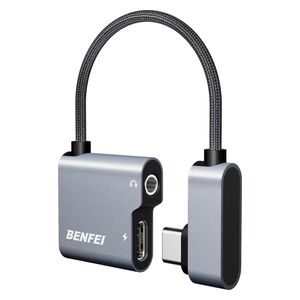  BENFEI USB-C Adapter with 60W Fast Charging - Gray 