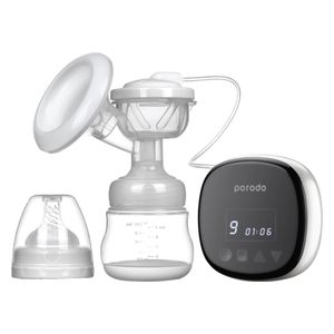  Porodo Electric Breast Pump - 1150mAh Battery - 150ml Capacity - White 