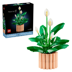  LEGO Botanical Flower of Peace 11504 - Elegant Decorative Flower Figurine - 474 Pieces 