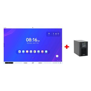  ProStar Interactive Display - 86-inch - 4K - 48MP Camera - 8 Microphones + Online ProStar UPS - 1000VA - Minimum Voltage 150V - Black 