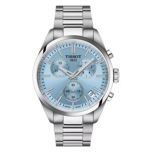 Tissot Watch T1504171135100 For Men - Analog Display, Stainless Steel Band - Silver