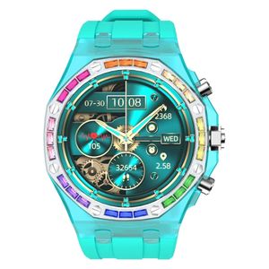  Porodo Smartwatch - 1.43-inch AMOLED Display - Bluetooth Connectivity - 15-Day Battery Life - Blue 