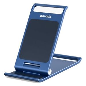 Borodo Mobile Phone Holder - Foldable Aluminum Alloy - Up to 13 inches - Blue