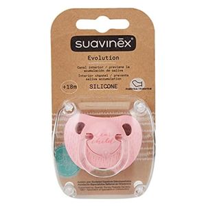 Suavinex Baby Pacifier - Pink - 18months and above