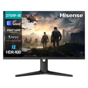  Hisense 27-inch Monitor - G5F-SE Series - 1ms Response Time - 165Hz - HDR 