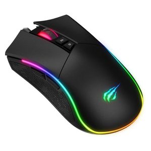 Havit MS1001S V2 Gaming Mouse - Wired - RGB Lighting - 6400 DPI - Programmable Buttons - Black 
