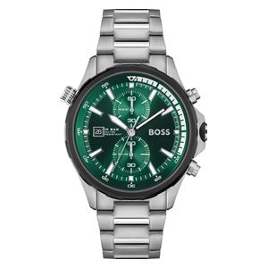  Boss Watch 1513930 For Men - Analog Display, Stainless Steel Band - Silver 