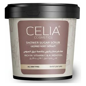 سيليا كوزميتكس مقشر سكر رغوي للجسم بخلاصة العرق سوس - 600 مل