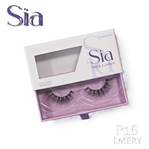  Sia Lashes P16 EMERY - False Eyelashes - Black 