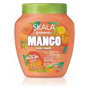  Skala Mango and Brazil Nut 2-in-1 Hair Treatment Cream and Leave-In - Deep Hydration and Frizz Control, 1000g 