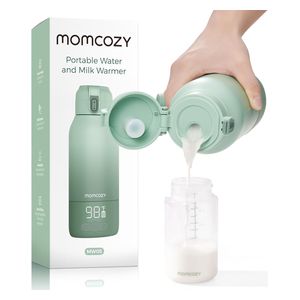 مومكوزي سخان حليب محمول - أخضر