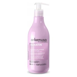  Arkemusa Keratin Regenerating Shampoo for Treated and Brittle Hair, 500ml 