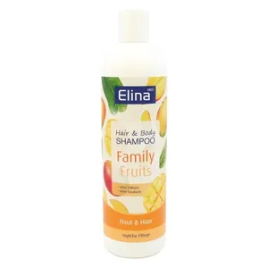  Elina Med Family Fruits Hair & Body Shampoo with Fruit Scent, 500ml 