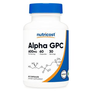 Nutricost Alpha GBC 600mg Dietary Supplement - 60 Capsules