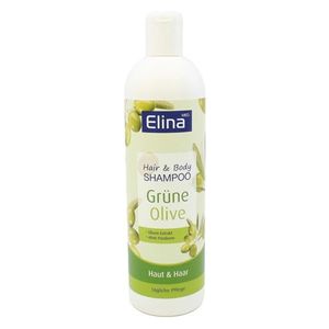  Elina Med Hair & Body Shampoo - Grüne Olive, 500ml 