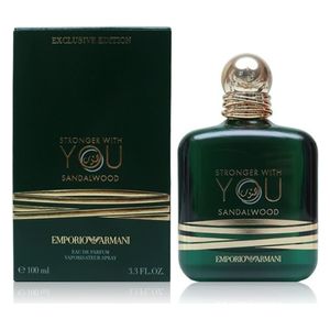  Stronger With You Sandalwood by Emporio Armani for Men - Eau de Parfum, 100ml 
