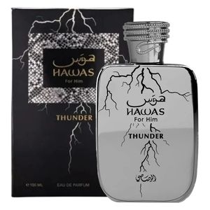  Hawas Thunder by Rasasi for Men - Eau de Parfum, 100 ml 