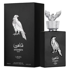  Shaheen Silver by Lattafa for Unisex - Eau de Parfum, 100 ml 