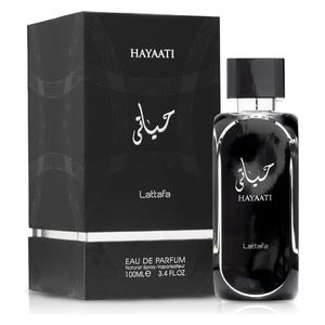  Hayaati Black by Lattafa for Men - Eau de Parfum, 100 ml 